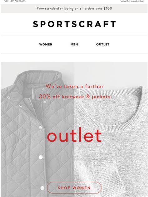 sportscraft outlet online.